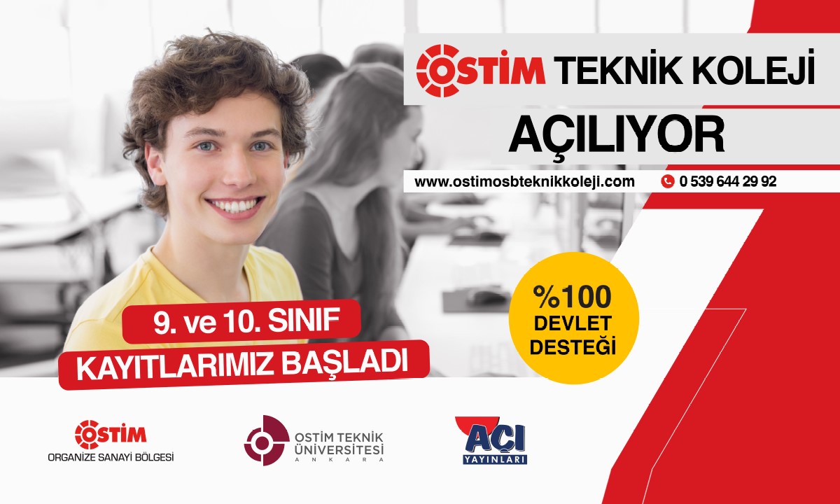 OSTİM OSB Teknik Koleji Kapılarını Açıyor