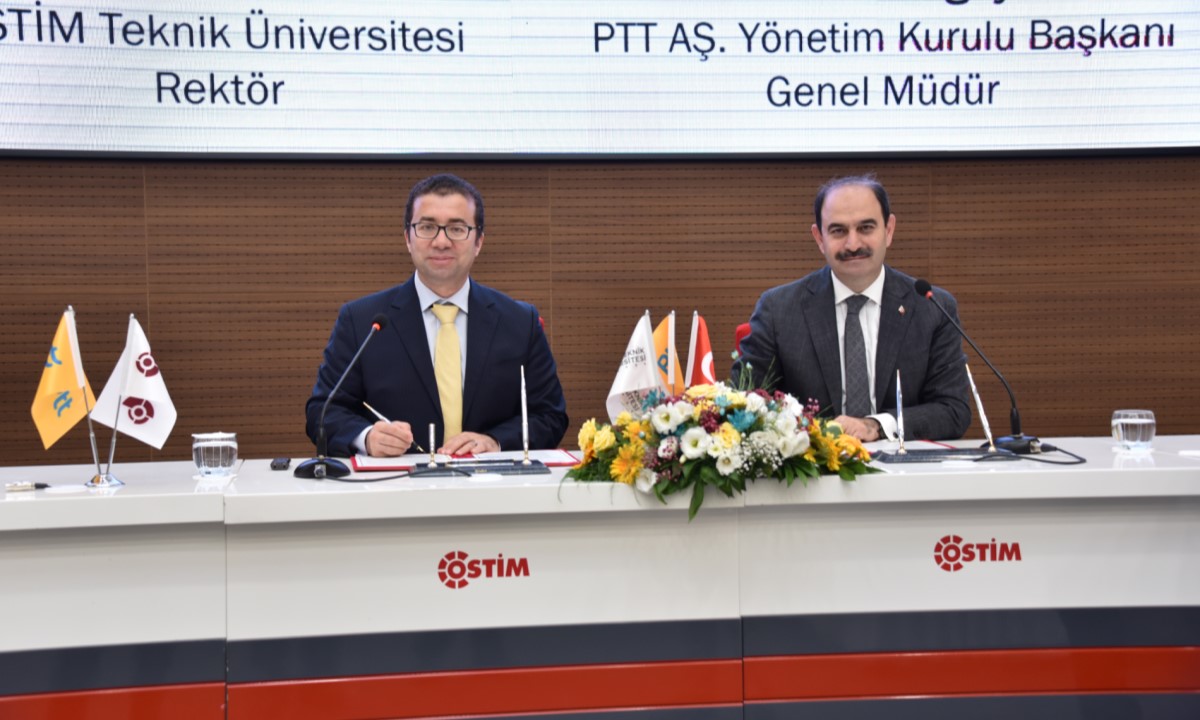 OSTİM Teknik Üniversitesi PTT A.Ş.’ye Ar-Ge Desteği Verecek