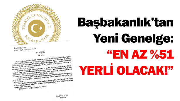 Başbakanlık: “Raylı Sistemler En Az %51 Yerli Olacak!”