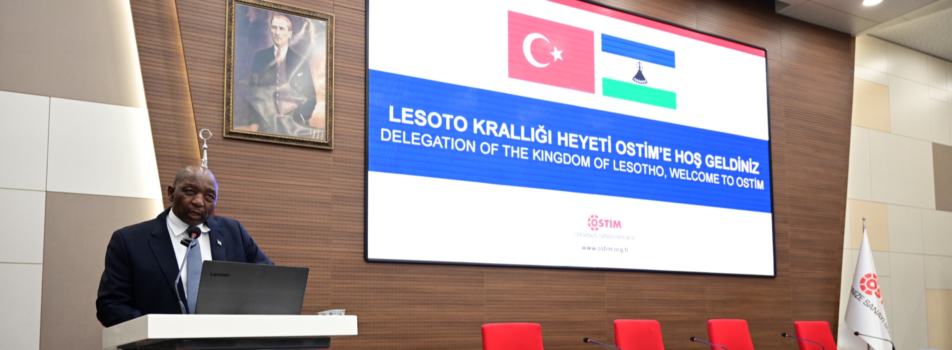 Lesotho Krallığı Başbakanı OSTİM’i Ziyaret Etti